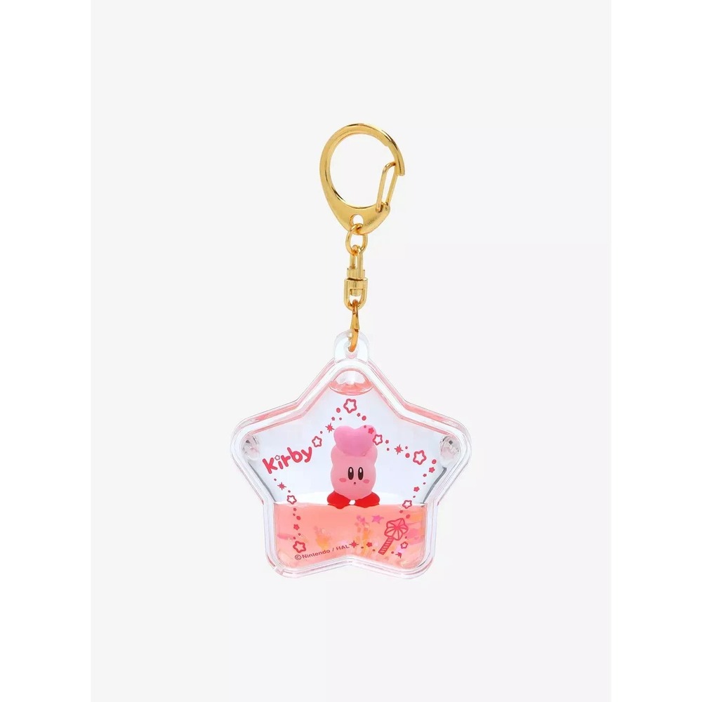Kirby Super Star Pukapuka Dome Floating Keychain - PINK